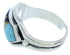Southwest Sterling Silver Multicolor Inlay Ring Size 5-3/4 YS72353